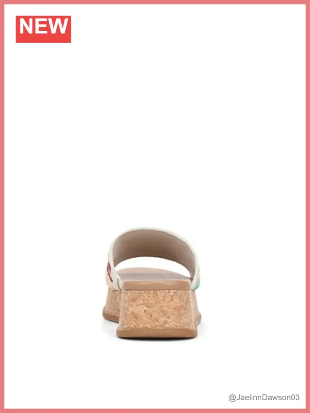 Espadrille Wedge Sandals Slip-On Platform Heel Floral Embroidered